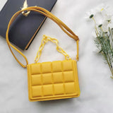 Embossed Flap Crossbody Bag Mini Purses Square Shoulder Bag