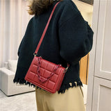 Embossed Flap Crossbody Mini Purse