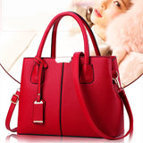 Women Shoulder Messenger Bag Ladies Handbag PU Leather Crossbody Bag Tassel Zip