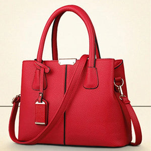 Women Shoulder Messenger Bag Ladies Handbag PU Leather Crossbody Bag Tassel Zip