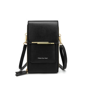 Ladies Bag Cell Phone Pocket Large Capacity Wallet Single Shoulder Crossbody Bag