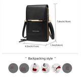 Ladies Bag Cell Phone Pocket Large Capacity Wallet Single Shoulder Crossbody Bag