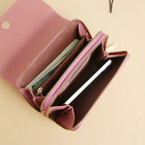 Women's Shoulder Bag with Metal Decoration