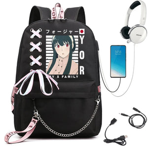 Anime School Bag Large Capacity Backpack for Teenagers