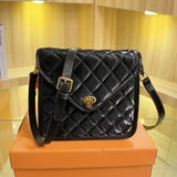 Small Square Bag Women's Leather Shoulder Crossbody Bag