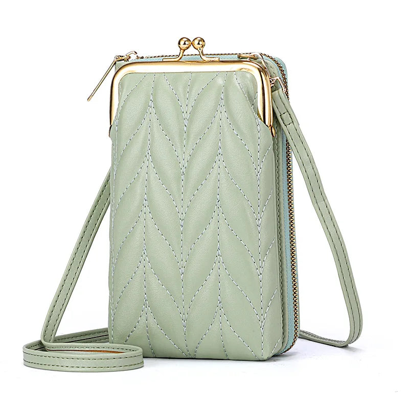 Multifunctional Crossbody Shoulder Bag Mini Purse Wallet Thread Mobile Phone Bag