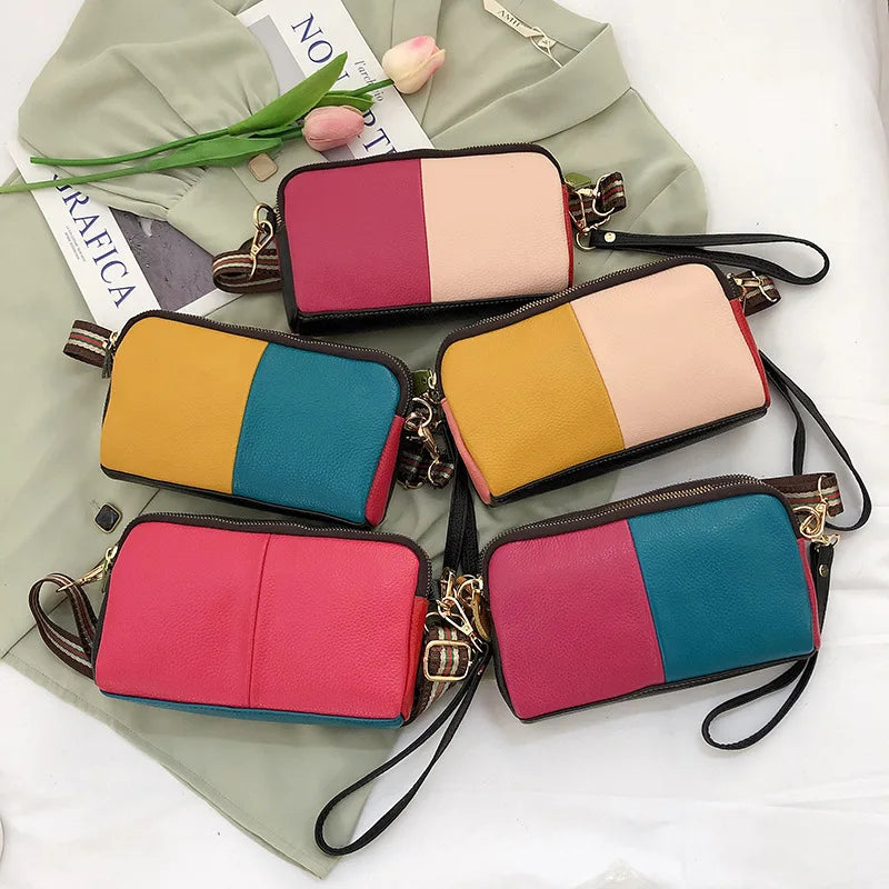 Casual Sling Purses And Handbags Women Leather Shell Shoulder Messenger