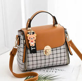 Plaid Women's Shoulder Bag Crossbody Bag Small 20X11X15cm
