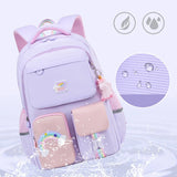 Rainbow Strap School Bags For Teenagers Girls Waterproof Backpack