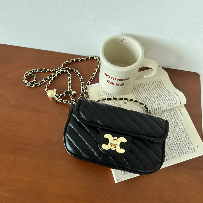 Small Fragrance Rhombic Chain Bag Women's One Shoulder Crossbody