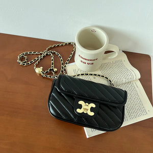 Small Fragrance Rhombic Chain Bag Women's One Shoulder Crossbody