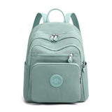 Solid Women's Backpack Large Capacity Nylon Cloth Girls Schoolbag