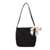 Large Capacity Vintage Women's Tote Bag Solid Handbag