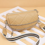 Leather Evening Lady Chain Sling Handbag Casual Shoulder Bag