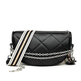 Leather Evening Lady Chain Sling Handbag Casual Shoulder Bag