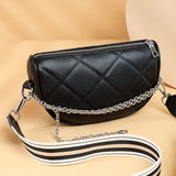 Leather Evening Lady Chain Sling Handbag Casual Shoulder Bag