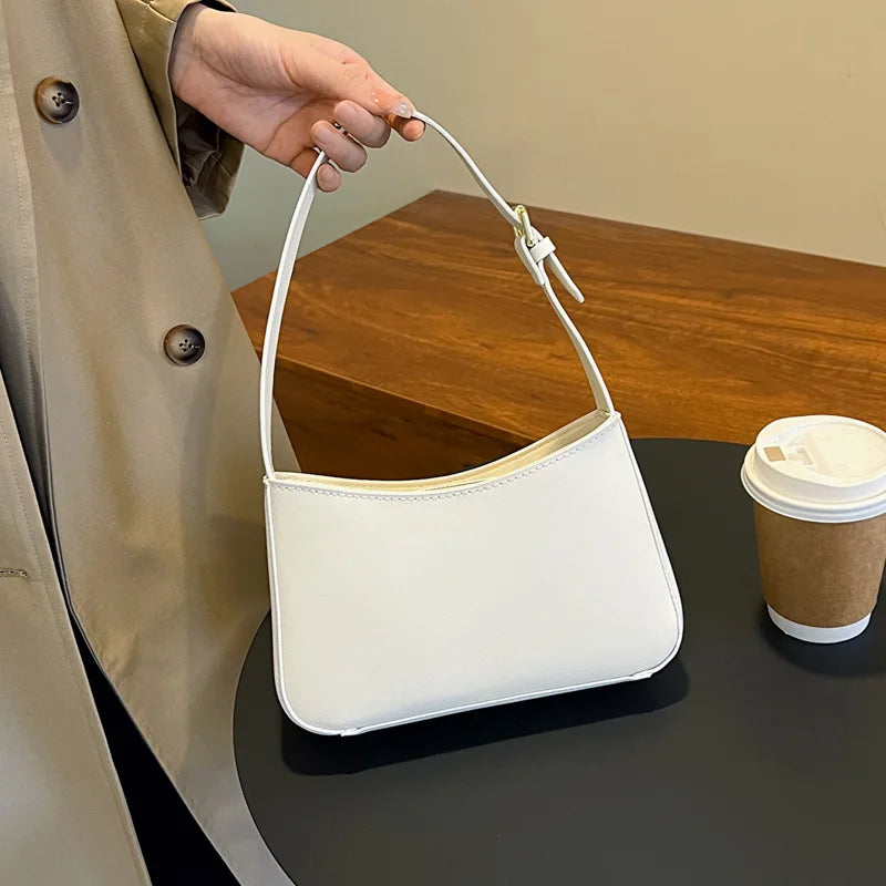 Women's Leather Hobo Tote Shoulder Bag - Vintage Style Handbag