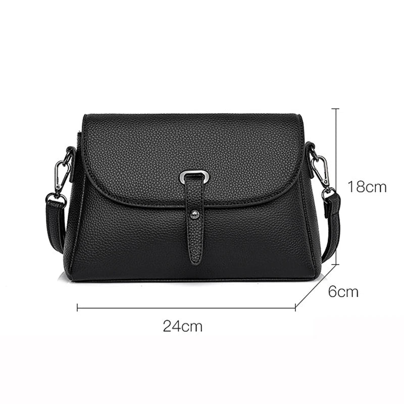 Leather Women's Hobo Shoulder Messenger Bag