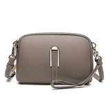 Women's Leather Casual Clutch Shoulder Messenger Bag