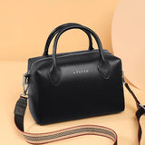 Leather Sling Handbag Vintage Girl Shoulder Bag