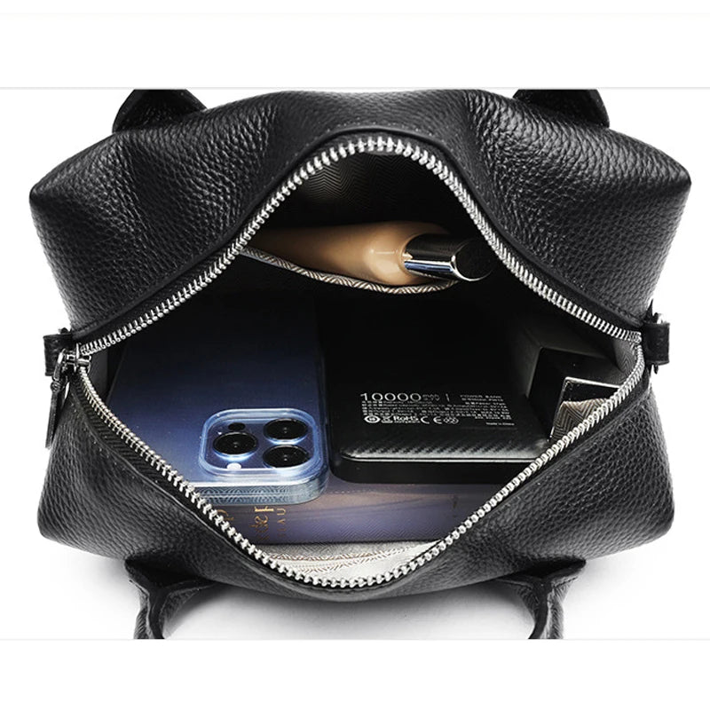 Leather Sling Handbag Vintage Girl Shoulder Bag