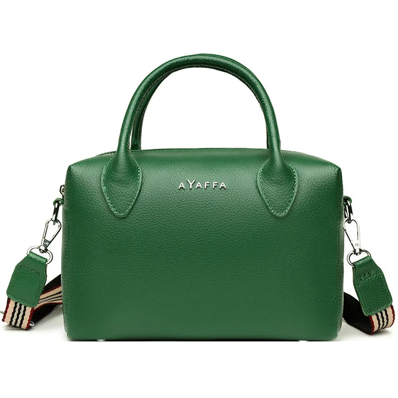 Leather Sling Handbag Vintage Girl Shoulder Bag