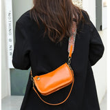Vintage Leather Handbag Women's Casual Tote Messenger Bag
