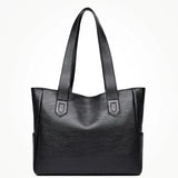 PU Leather Bucket Tote Bag Handbag Shoulder Bags for Women