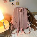 Waterproof Women's School Bag Travel Rucksack for Teen Girls