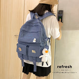 Waterproof Women's School Bag Travel Rucksack for Teen Girls