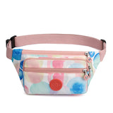 Women Fanny Pack Floral Waist Bag Travel Belt Bag