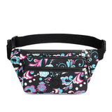 Women Fanny Pack Floral Waist Bag Travel Belt Bag