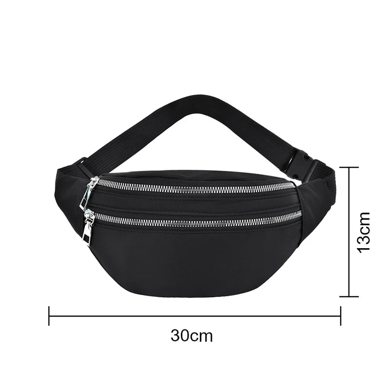 Women's Waist Bags for Outdoor Sports Bum Bag Ladies Travel Crossbody Chest Bags
