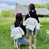 Girl INS Plush Dog Backpack Toy Shoulder Bag Women Cartoon Doll