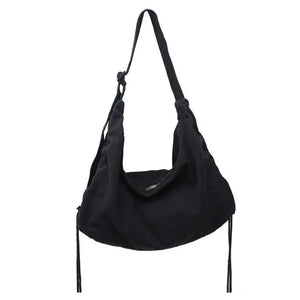 Ins Messenger Canvas Bag Female Large Capacity Student Crossbody
