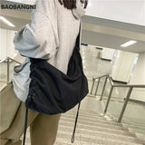 Ins Messenger Canvas Bag Female Large Capacity Japanese Student Shoulder Bag