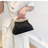 Japanese Cloud Bag High Leather Women Shoulder Crossbody Handbag Purse