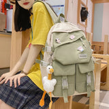 Japanese College Style Modern Girl Backpack Large Capacity