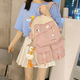 Japanese College Style Modern Girl Backpack Large Capacity