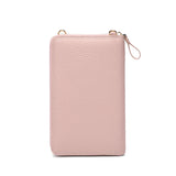 Litchi Stria Function Cellphone Pocket Wallet Shoulder Bag