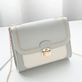 Embroidered Mini Square Shoulder Bag for Women