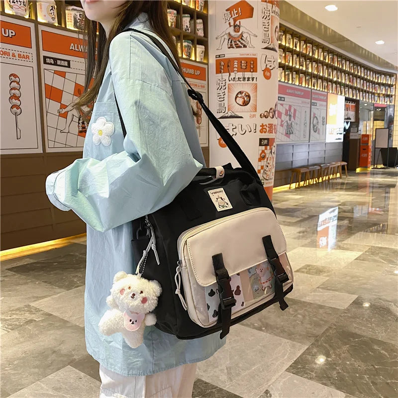 Waterproof 14 Inch Laptop Backpack for Teen Girls Portable Travel Bag Women