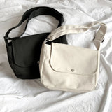 Mori Casual Messenger Bag Canvas Shoulder Bag Student Retro Women's Bag