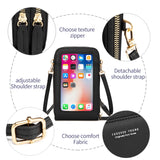 Women's Cell Phone Wallet Crossbody Bag