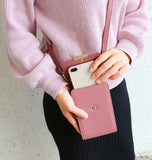 Multifunctional Crossbody Bag Women PU Leather Shoulder Bag