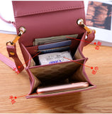 Multifunctional Crossbody Bag Women PU Leather Shoulder Bag