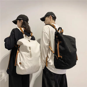 Canvas School Bag Casual Travel Shoulder Bag