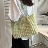 Casual Portable Handbag Chains Shoulder Bag Large Capacity Shopping Tote