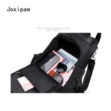Anti-theft Nylon Backpack Women Girl Multifunctional School Bag