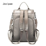 Anti-theft Nylon Backpack Women Girl Multifunctional School Bag